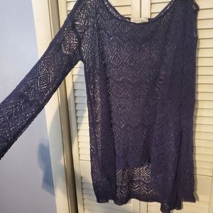 Grace and Lace Romantic Knit Tunic L/XL
